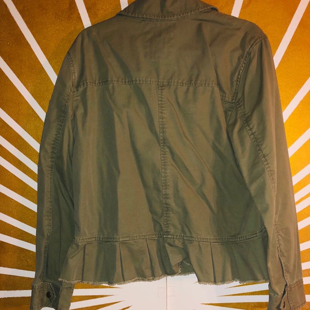 Gap Army Green Springtime Jacket - image 2